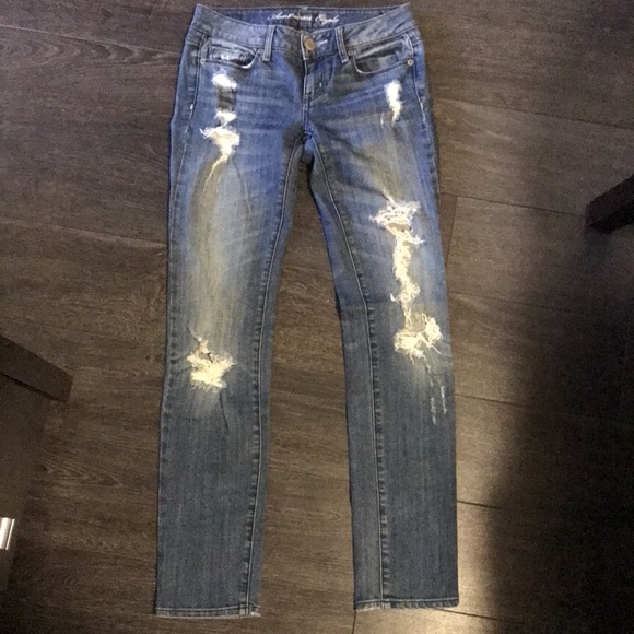 American Eagle Skinny Ripped Jeans | size:2 - Picture 5 of 7